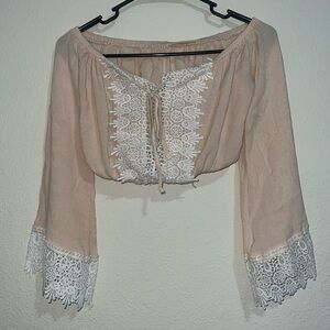 Long sleeve boho type blouse